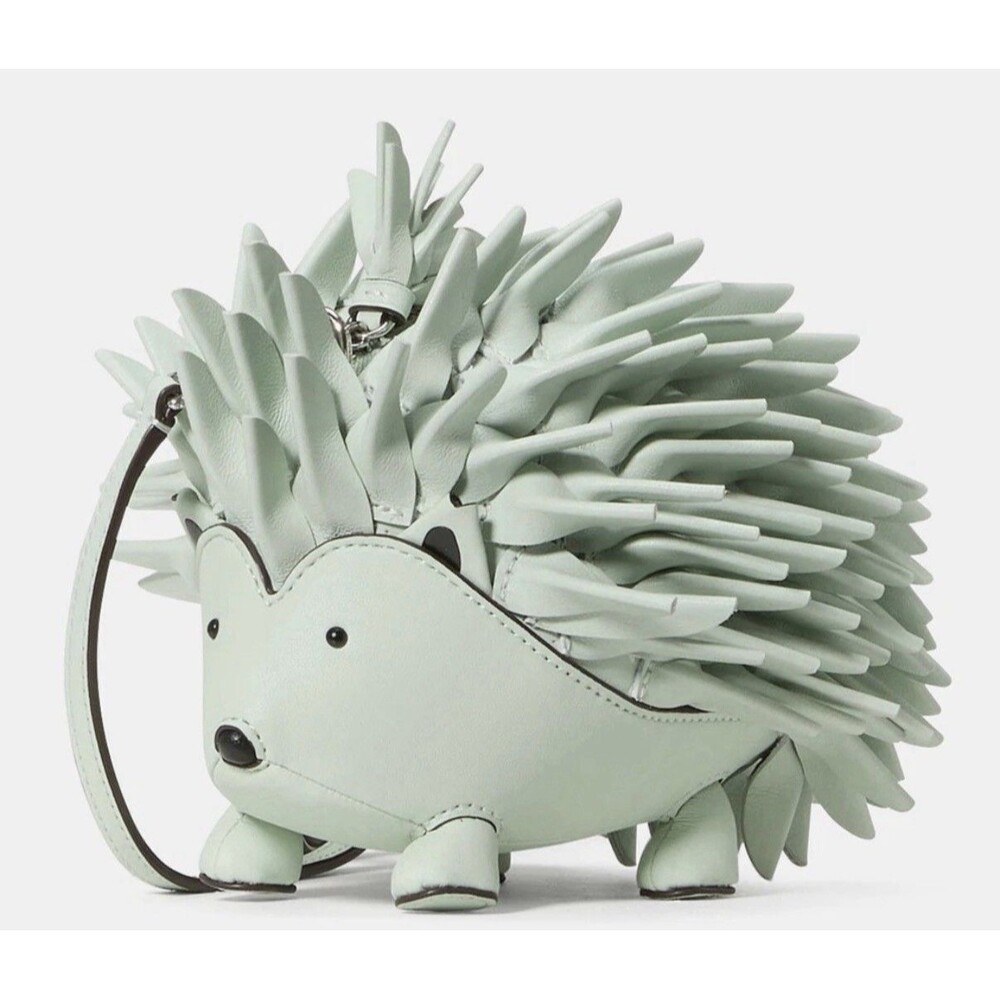 Kate Spade 3D Critters Stevie Hedgehog Mini Crossbody Bag NOVELTY Mint Frost NWT